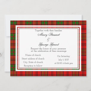 Convite para Casamento da Grant Scottish