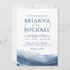 Convite para Casamento da Manhã do Lago Harbor