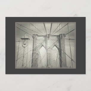 Convite para Casamento da Ponte do Brooklyn - Eleg