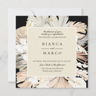 Convite para Casamento da Selva Boêmia