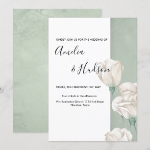 convite para casamento da Trendy Greenery