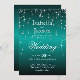 Convite para Casamento das Luzes das Estrelas do T