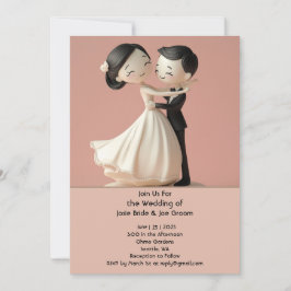 Convite para casamento de amor