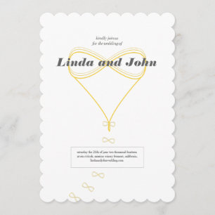 Convite Para Casamento De Amor Infinito