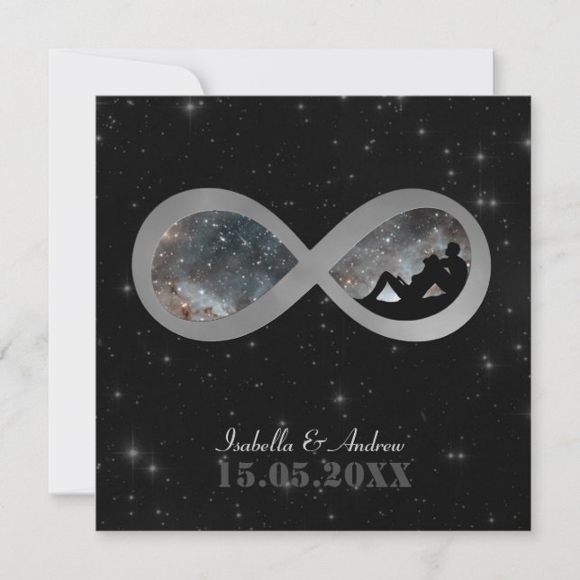 Convite Para Casamento De Amor Para Sempre (Frente)