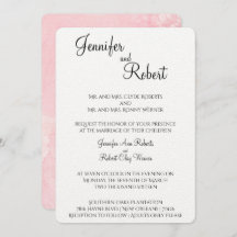 Convite para Casamento de Aquarela de Flor Escamud