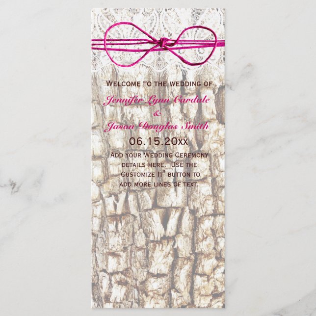 Convite para Casamento de Arcos Rosa, Camo, País R (Frente)