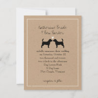 Convite para Casamento de Beagles