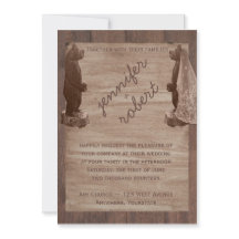 Convite para Casamento de Bears do País