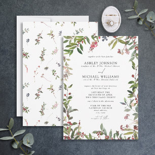 Convite Para Casamento De Berry De Bertfloros De I