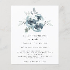 Convite para Casamento de Buquê de Natal Moderno