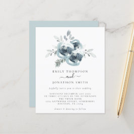 Convite para Casamento de Buquê de Natal Moderno