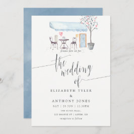 Convite para Casamento de Café de Paris