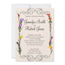 Convite Para Casamento De Calla Lily Posh Ocidenta