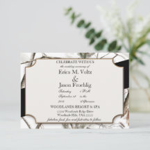 Convite Para Casamento De Camuflagem De Inverno