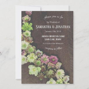 Convite para Casamento de Capa de Jardim DRAMÁTICO
