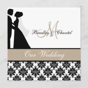 Convite para Casamento de Casais de Tan