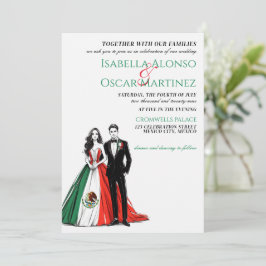 Convite para Casamento de Casais do México