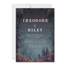 Convite para Casamento de Castelo Mystic