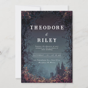 Convite para Casamento de Castelo Mystic