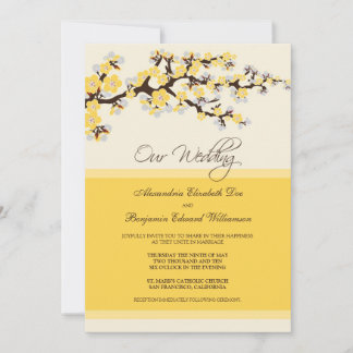 Convite para Casamento de Cerejeira Blossom (amare