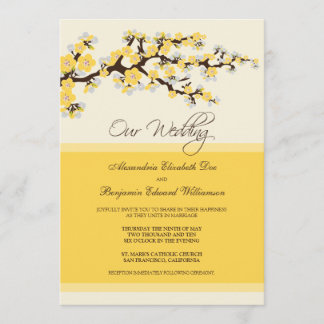 Convite para Casamento de Cerejeira Blossom (amare