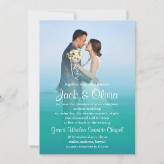 Convite para Casamento de Cintura Oceânica