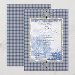 Convite Para Casamento De Clã Bell Tartan