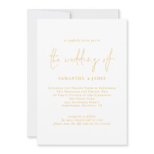 Convite para Casamento de Código QR de Script Dour