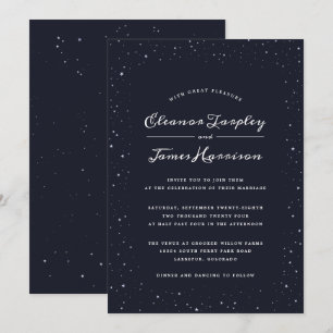 Convite para Casamento de Cor Personalizável da N