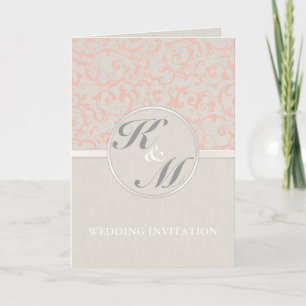 Convite para Casamento de Coral SmartElegance (P)