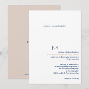 Convite para Casamento de Cruz e Fechamento