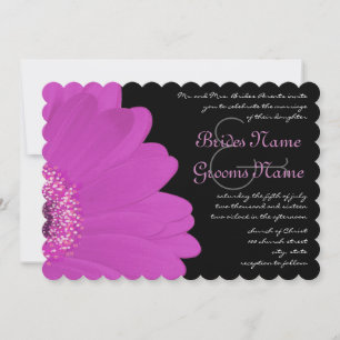 Convite para Casamento de Daisy Gerber Gerber Blac
