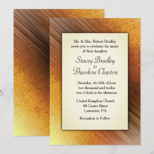 Convite para casamento de desejos flamejantes 5" x