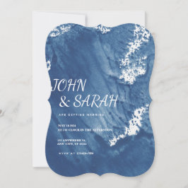 Convite para Casamento de Destino de Cartão Simple