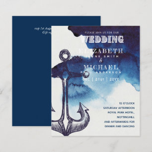 Convite para Casamento de Destino de Navegação N