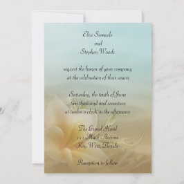 Convite para Casamento de Destino de Praia