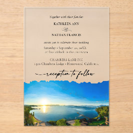 Convite para Casamento de Destino do Lago Norte Ta