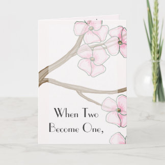 Convite para casamento de Dogwood