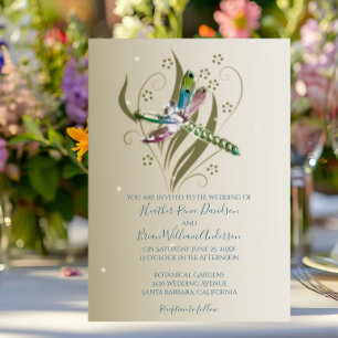Convite para Casamento de Dragonfly