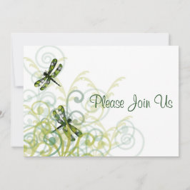 Convite para Casamento de Dragonistas Verdes