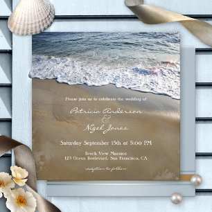 Convite para Casamento de Dream Beach