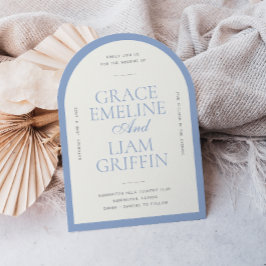 Convite para Casamento de Elegância de Fronteira M