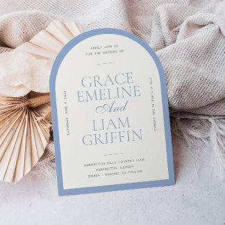 Convite para Casamento de Elegância de Fronteira M