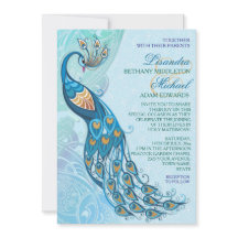 Convite para Casamento de Elegância de Locais de P