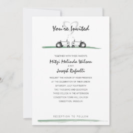 Convite para Casamento de fazendas — Estilo Clássi