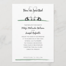 Convite para Casamento de fazendas — Estilo Clássi