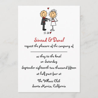 Convite para Casamento de Figura de Adição