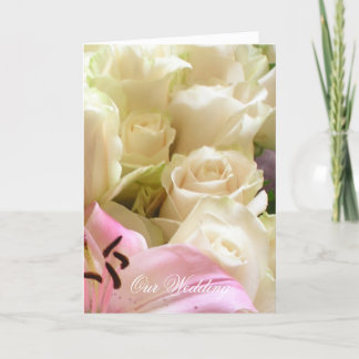 Convite para Casamento de Flores