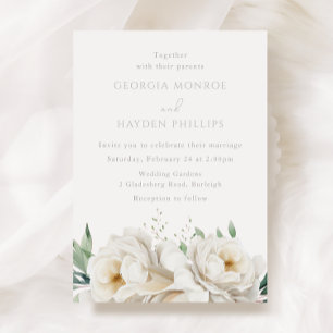 Convite para Casamento de Flores para casamentos B